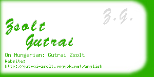 zsolt gutrai business card